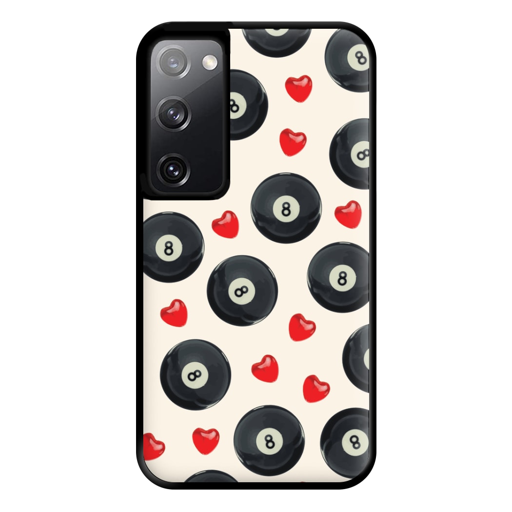 8-Balls And Hearts Pattern Phone Case for Galaxy S20