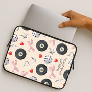 Happy Girls Are The Prettiest Pattern Laptop Sleeve 2
