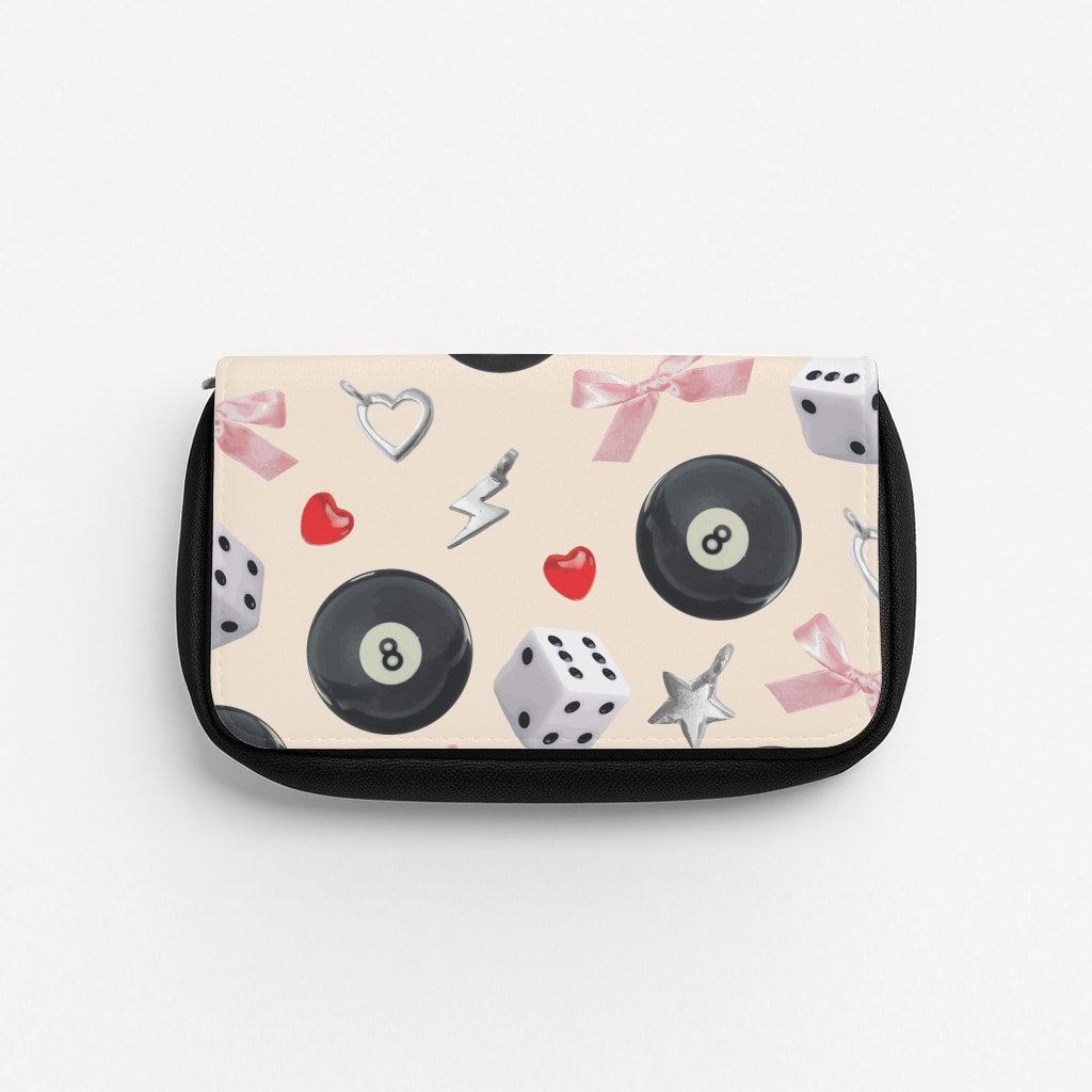 Happy Girls Are The Prettiest Pattern Pencil Case