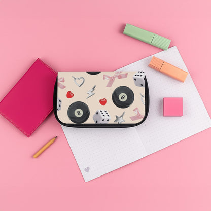 Happy Girls Are The Prettiest Pattern Pencil Case