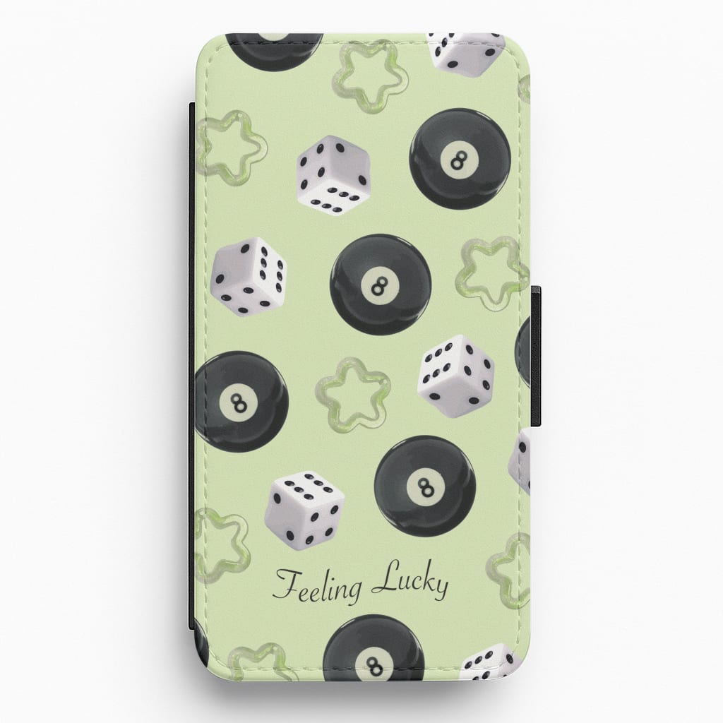 Feeling Lucky Assortment Pattern Flip / Wallet Phone Case