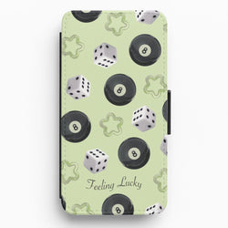 Feeling Lucky Assortment Pattern Flip / Wallet Phone Case