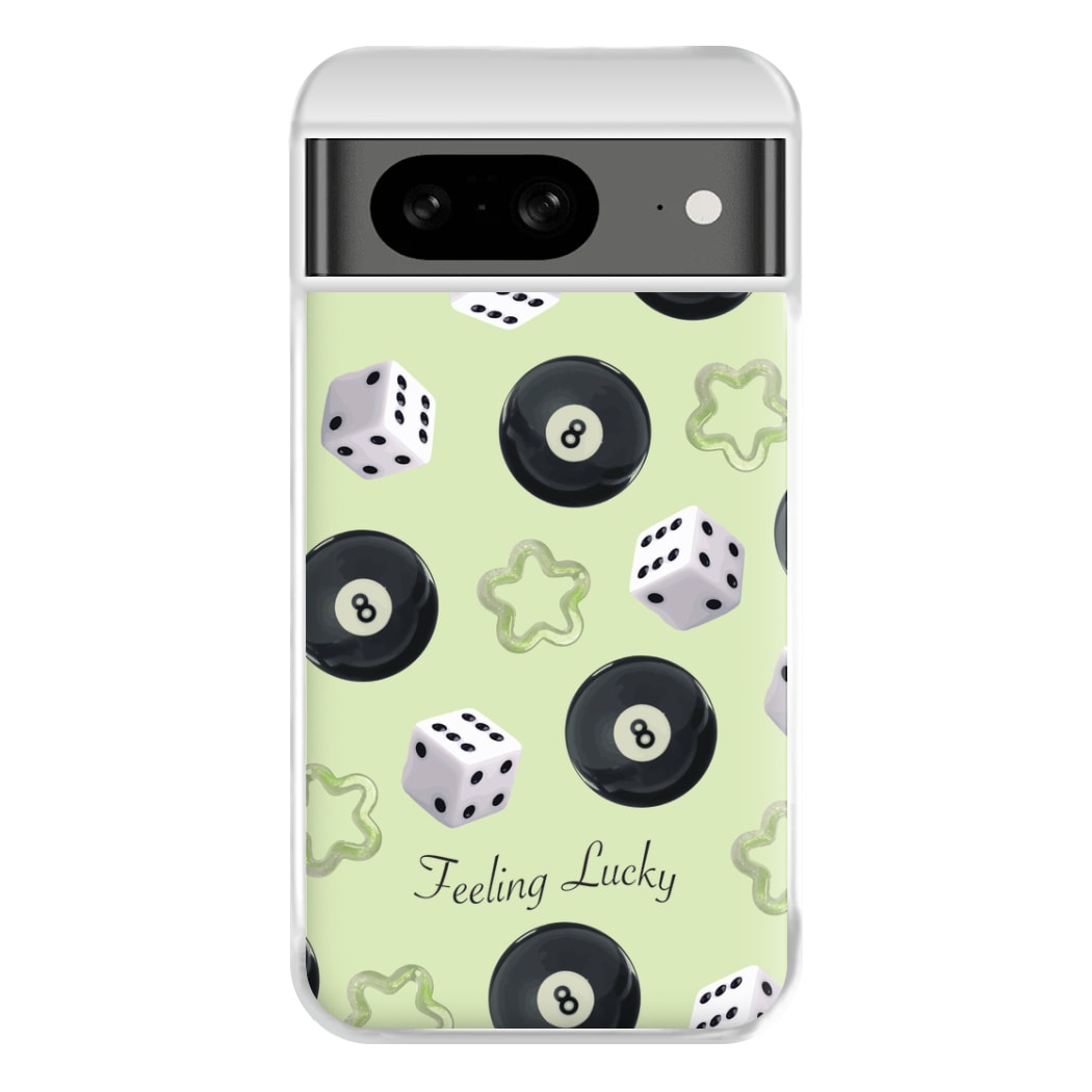 Feeling Lucky Assortment Pattern Phone Case for Google Pixel 8