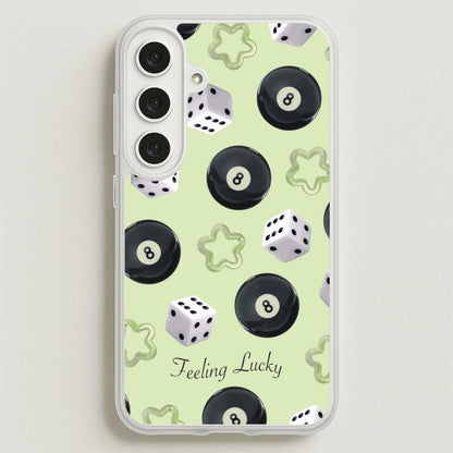 Feeling Lucky Assortment Pattern Phone Case for Galaxy S25FE