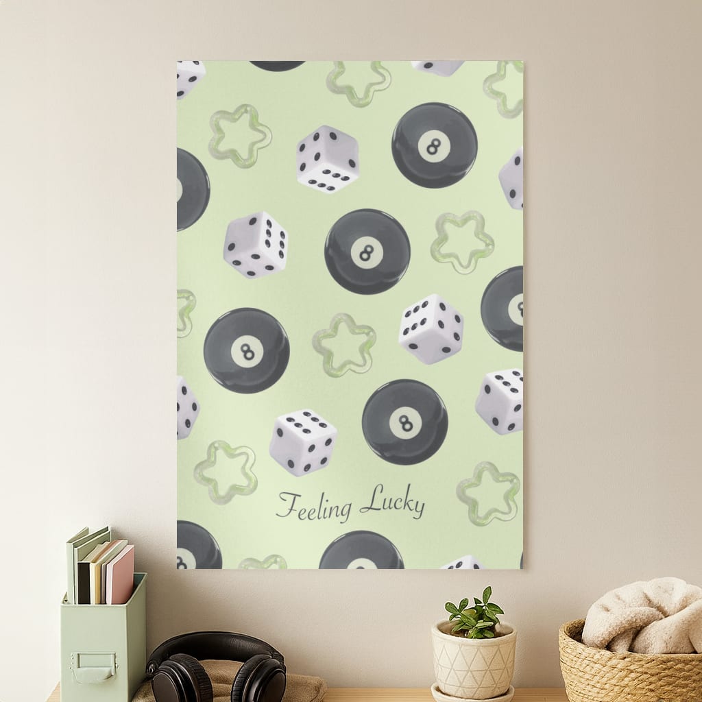 Feeling Lucky Assortment Pattern Poster