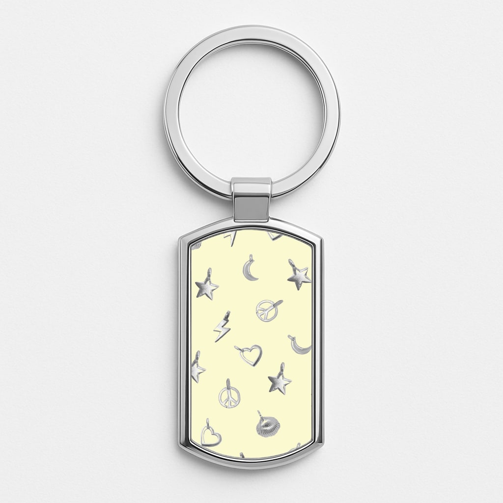 Bracelet Charms Pattern Luxury Keyring