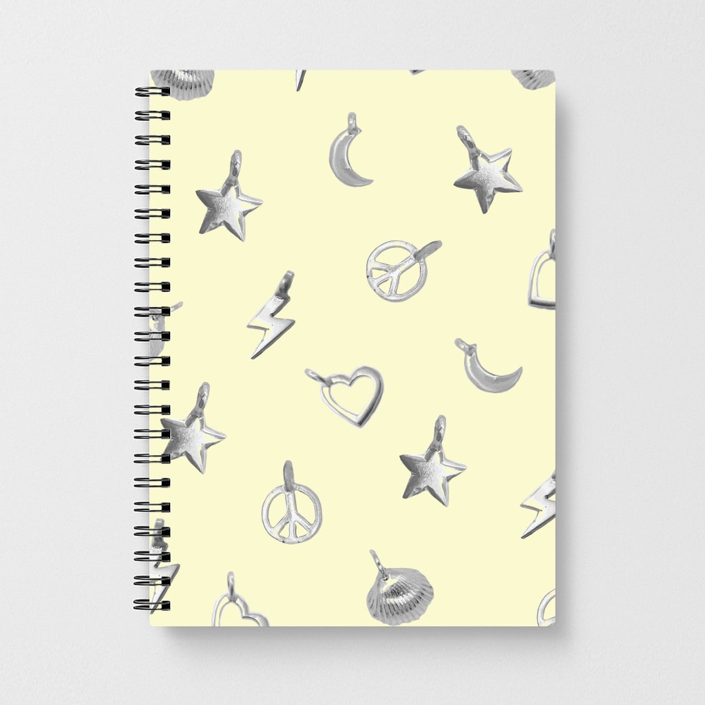 Bracelet Charms Pattern Notebook