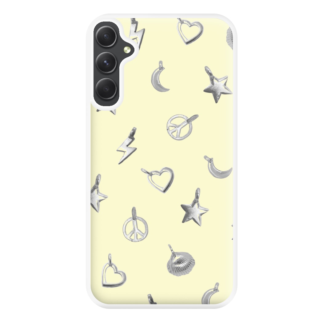 Bracelet Charms Pattern Phone Case for Galaxy A34