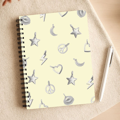 Bracelet Charms Pattern Notepad