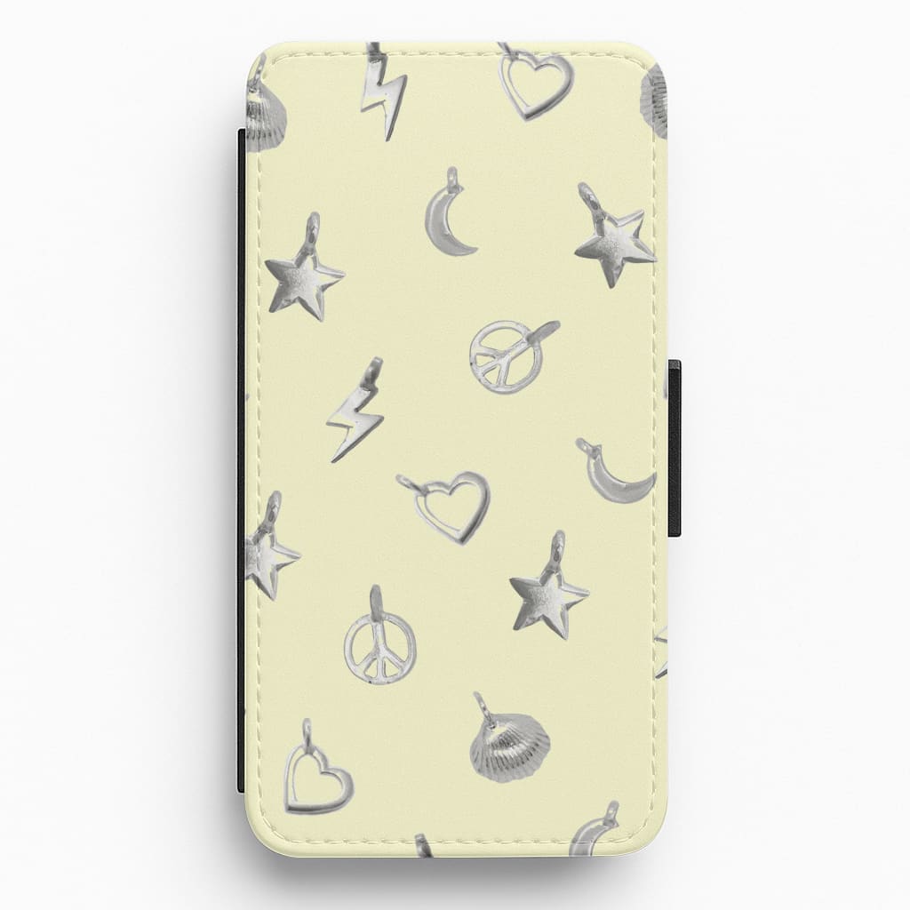 Bracelet Charms Pattern Flip / Wallet Phone Case