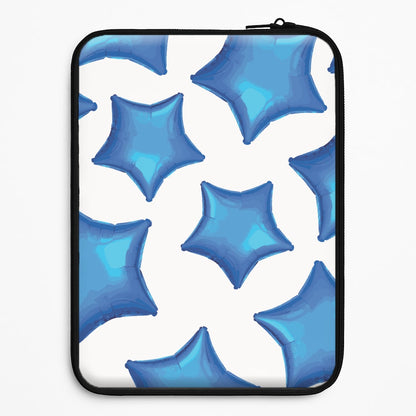 Blue Star Balloons Pattern Universal Laptop Sleeve