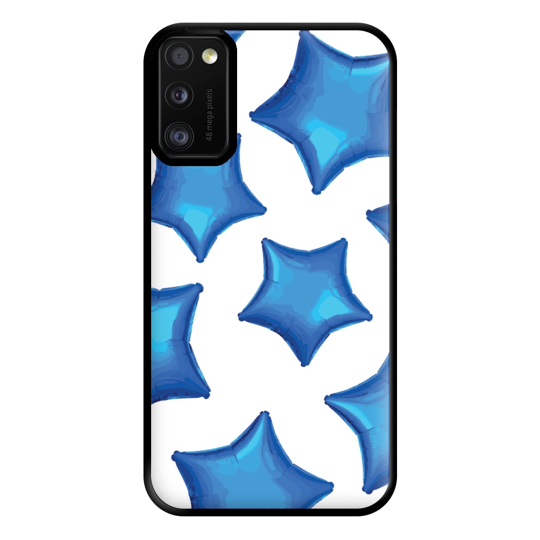 Blue Star Balloons Pattern Phone Case for Galaxy A41