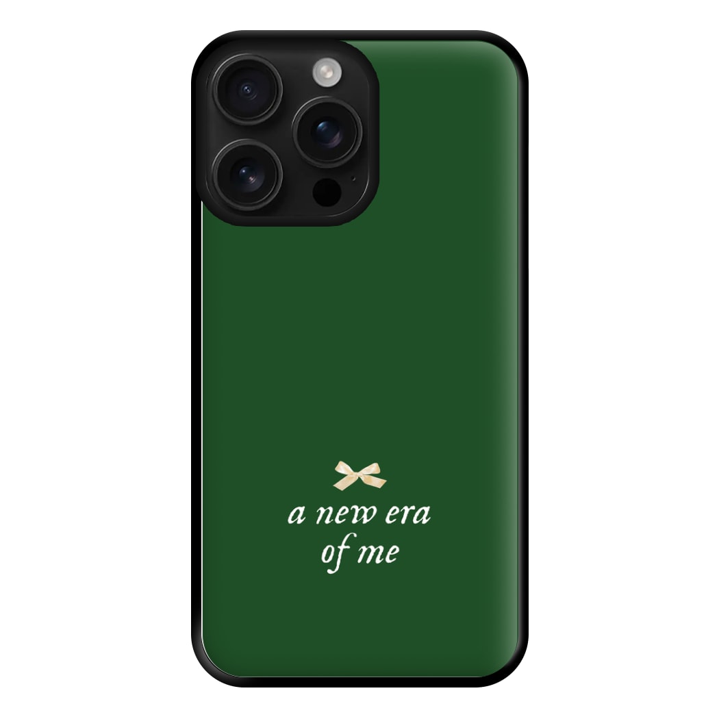 Coquette A New Era Of Me Green Phone Case