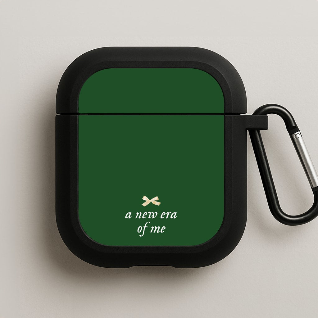 Coquette A New Era Of Me Green AirPods Case