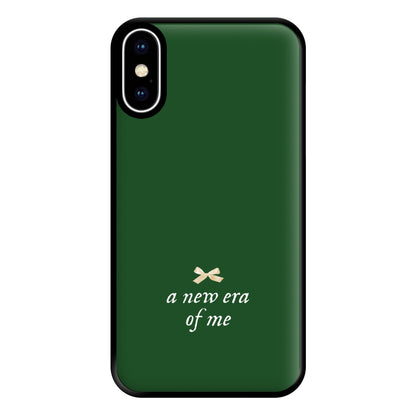 Coquette A New Era Of Me Green Phone Case for iPhone XS Max