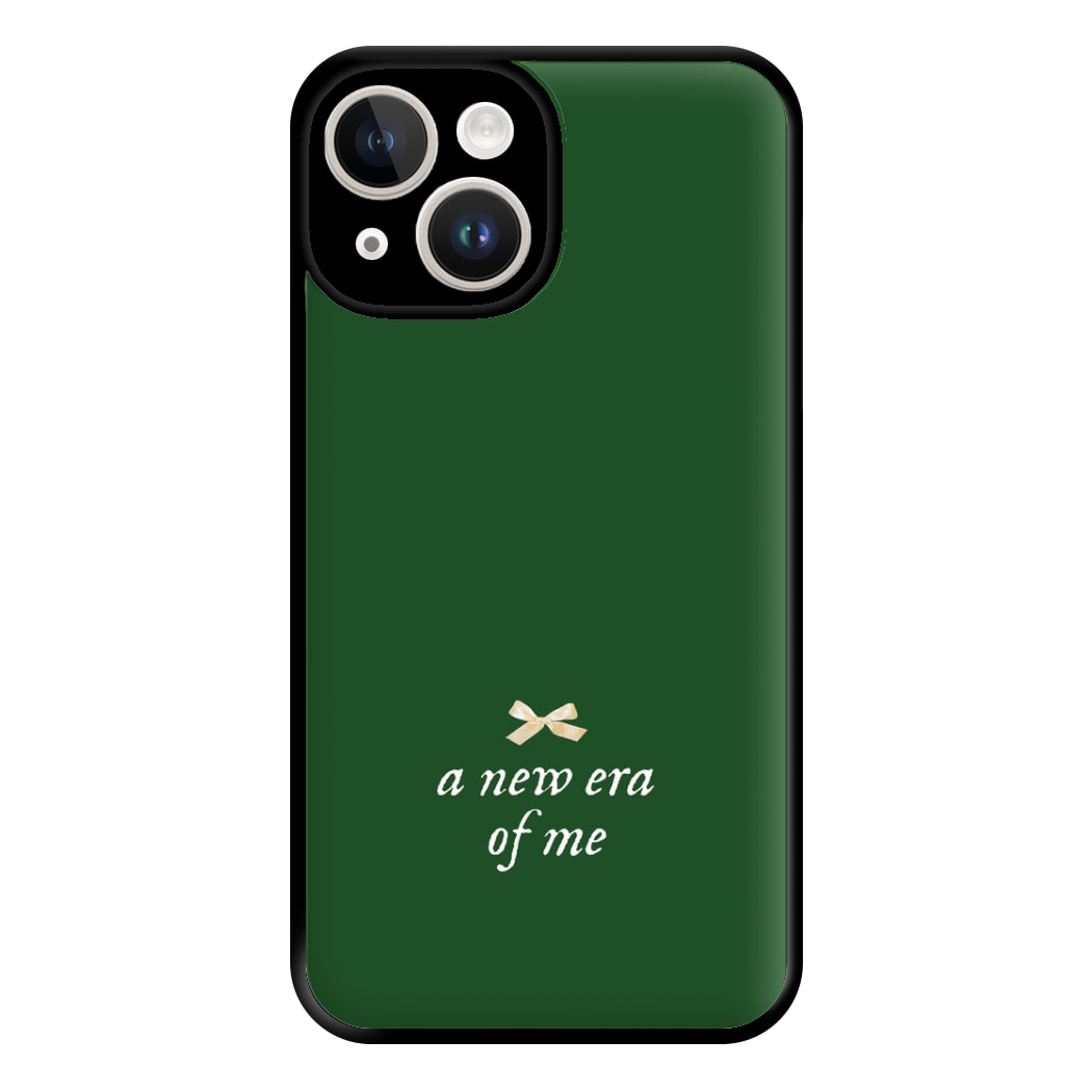 Coquette A New Era Of Me Green Phone Case for iPhone 14