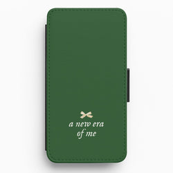 Coquette A New Era Of Me Green Flip / Wallet Phone Case