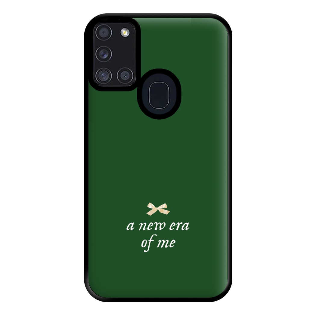 Coquette A New Era Of Me Green Phone Case for Galaxy A21s