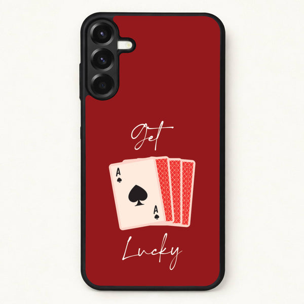 Get Lucky Set Of Cards Phone Case for Galaxy A37