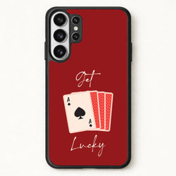 Get Lucky Set Of Cards Phone Case for Galaxy S26 Ultra