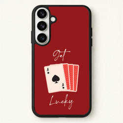Get Lucky Set Of Cards Phone Case for Galaxy S26