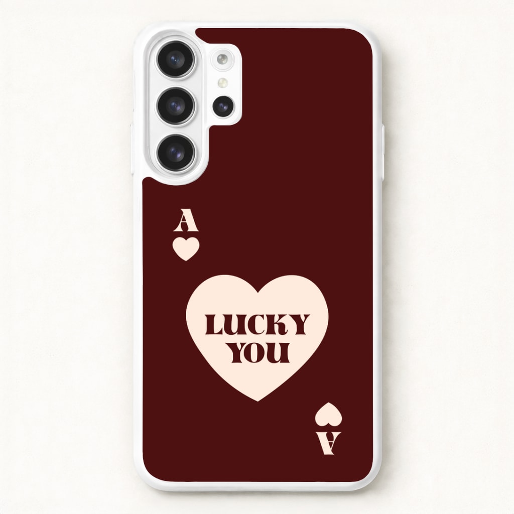 Ace Of Hearts Lucky You Phone Case for Galaxy S26 Ultra