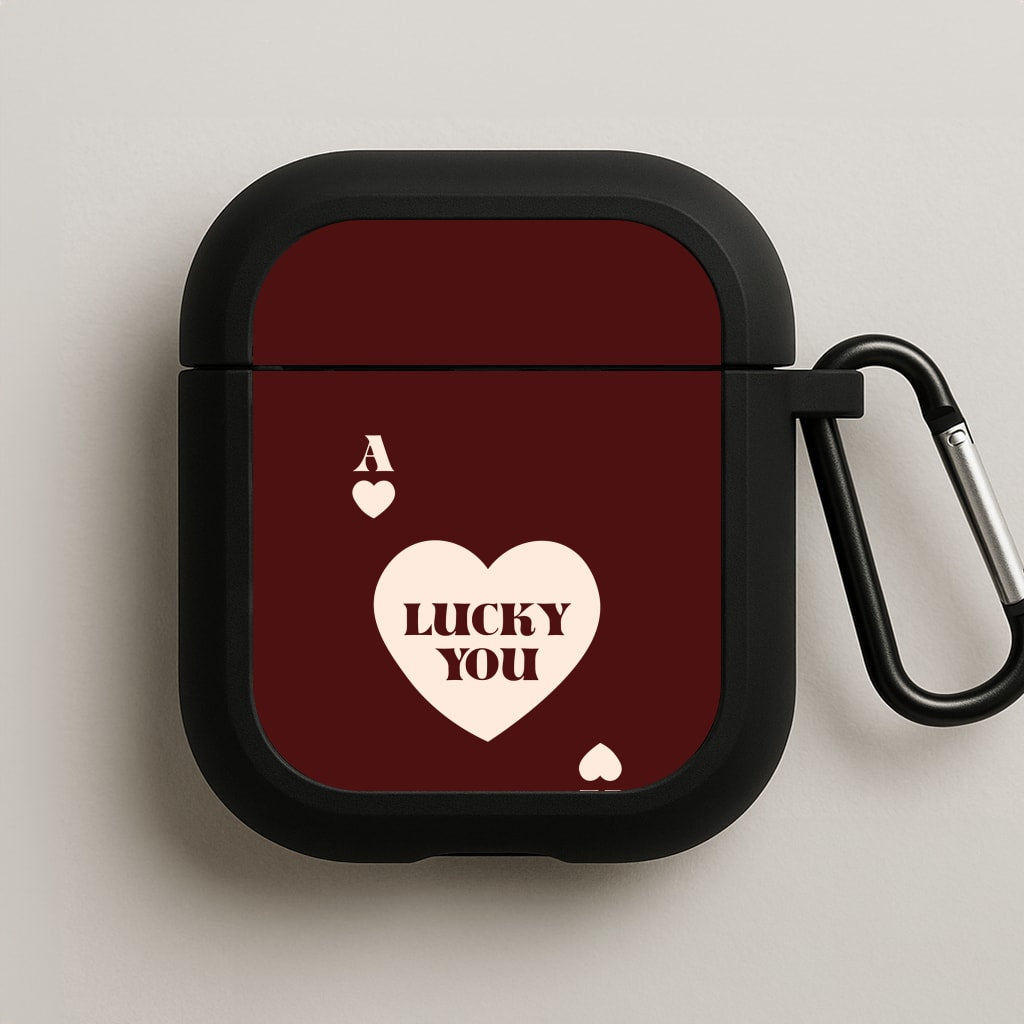 Ace Of Hearts Lucky You AirPods Case