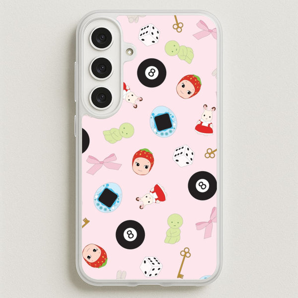 Trinkets Pattern Phone Case for Galaxy S25FE