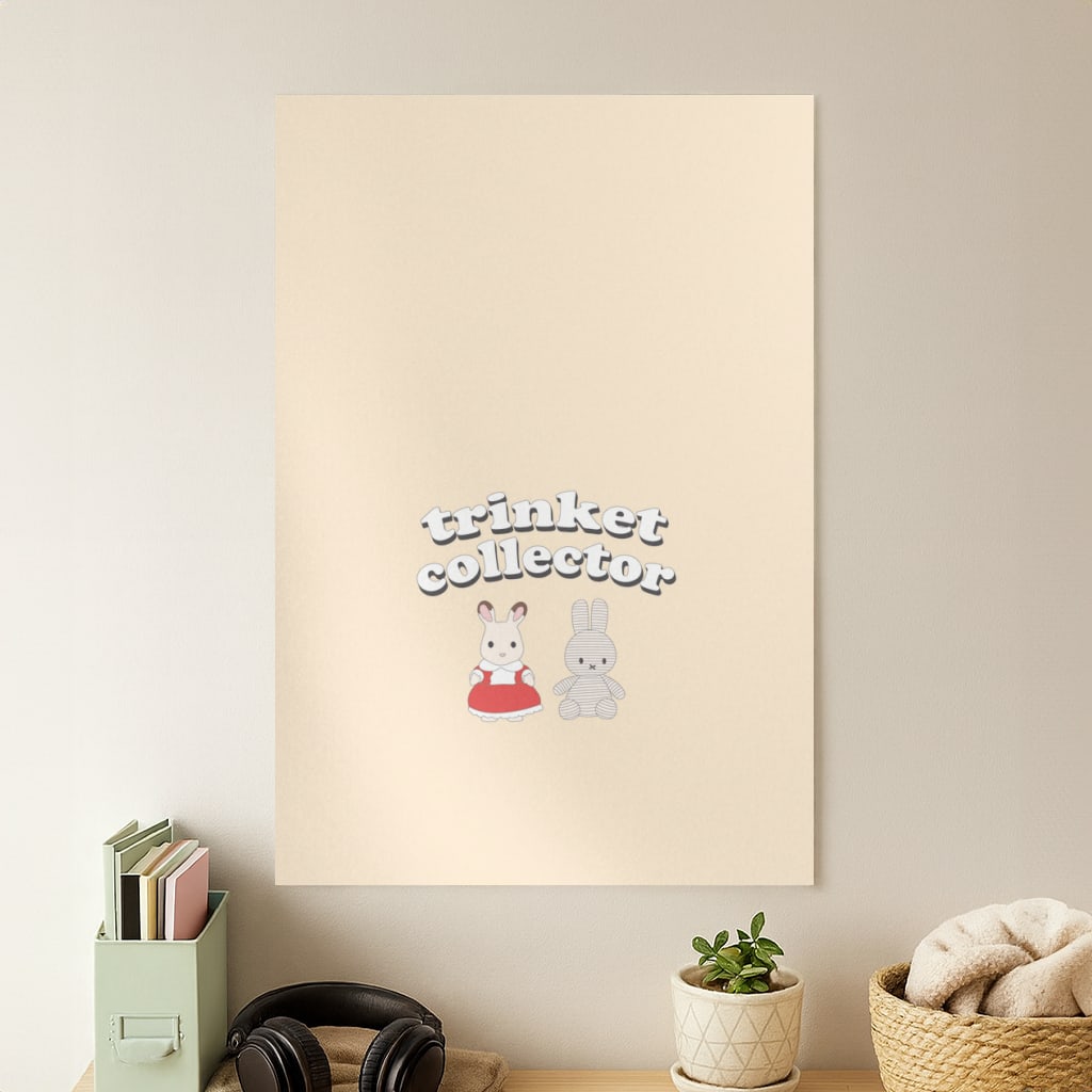 Trinket Collector Biege Poster