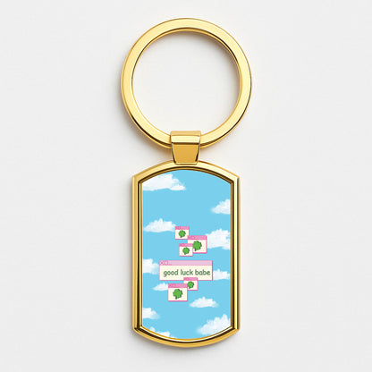 Good Luck Babe - Chappell Gold Keyring