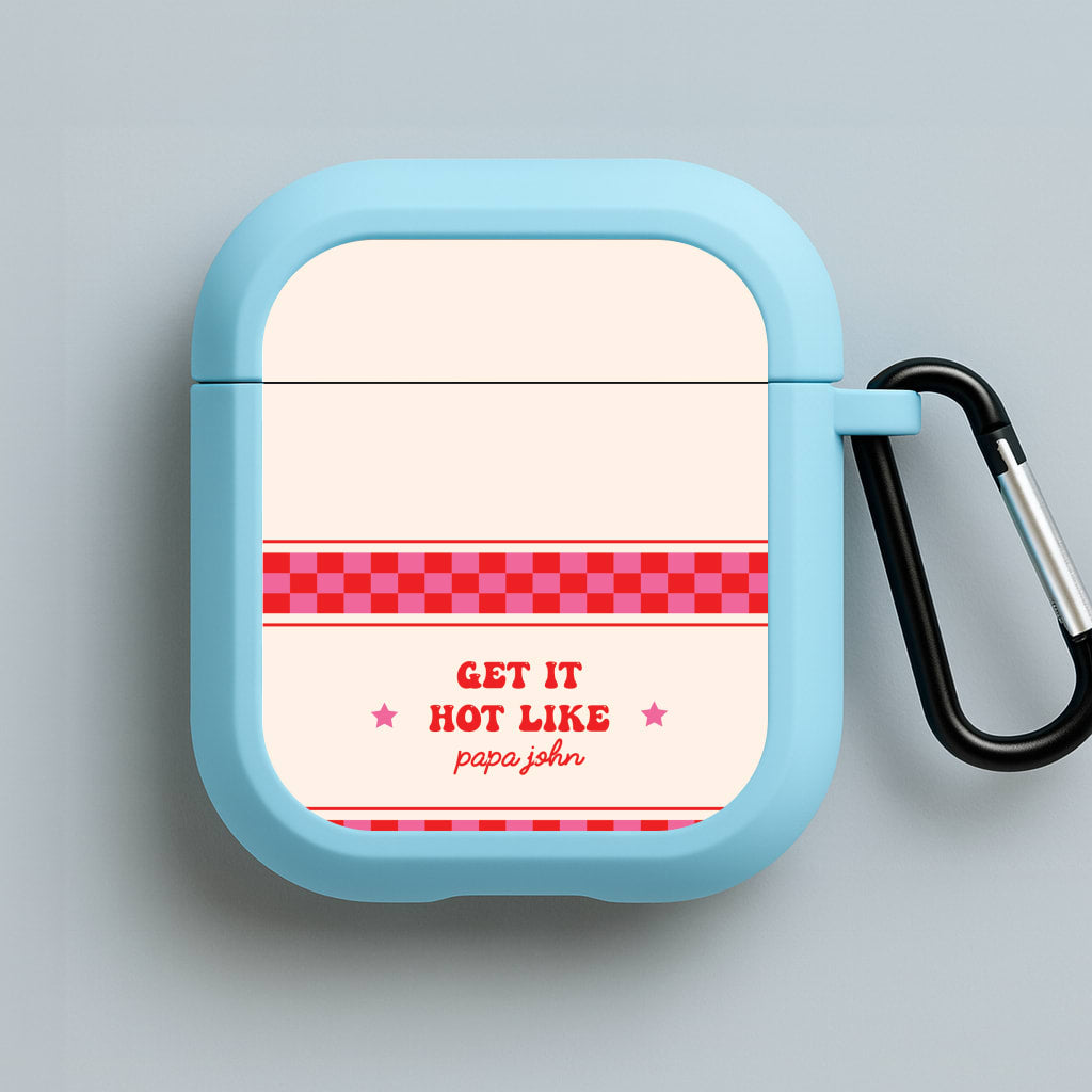 Get It Hot Like Papa John - Chappell Blue AirPods Case