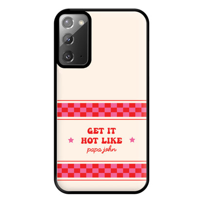 Get It Hot Like Papa John - Chappell Phone Case for Galaxy Note 20 Ultra