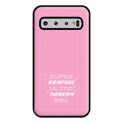 Super Graphic Ultra Modern Girl - Chappell Phone Case for Galaxy S10 Plus