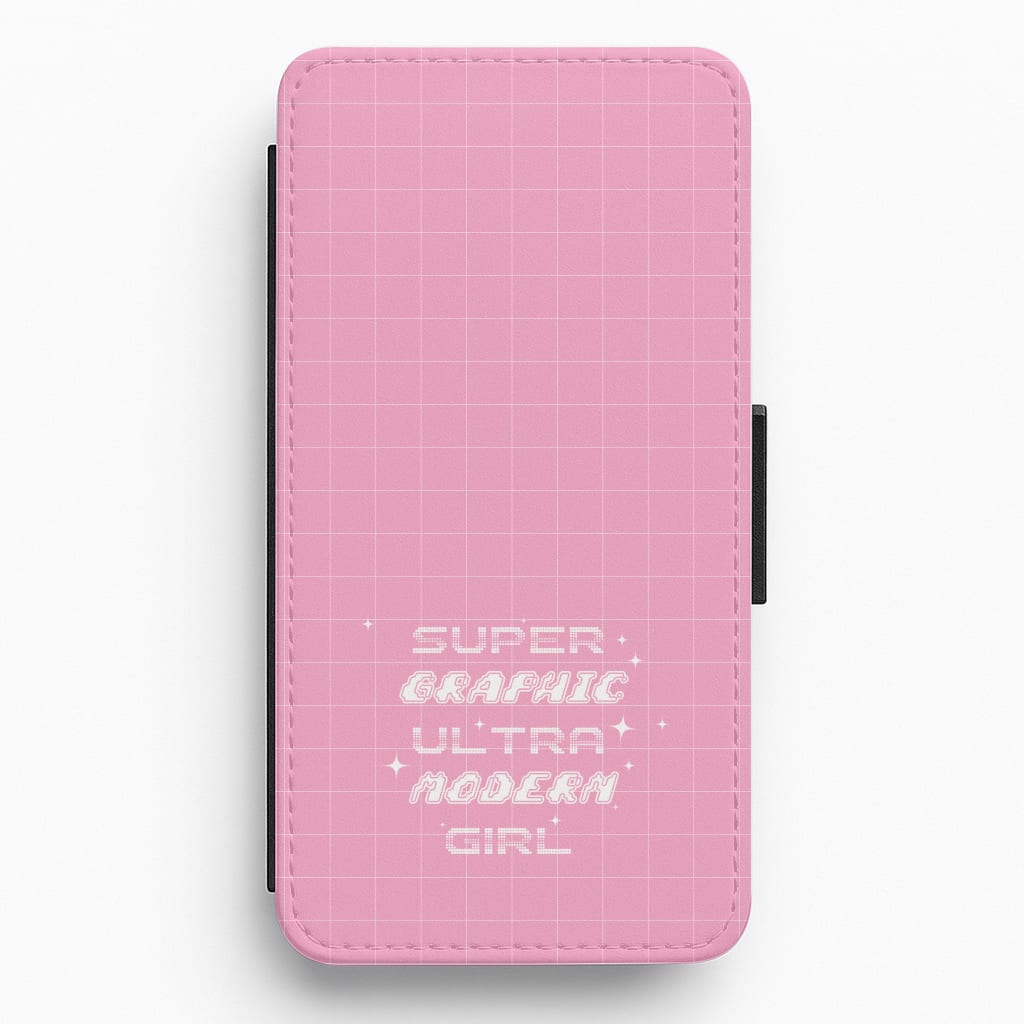Super Graphic Ultra Modern Girl - Chappell Flip / Wallet Phone Case