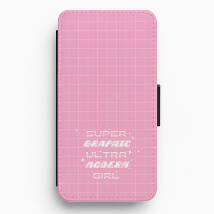 Super Graphic Ultra Modern Girl - Chappell Flip / Wallet Phone Case