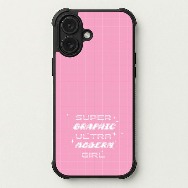Super Graphic Ultra Modern Girl - Chappell Phone Case — Bumper case