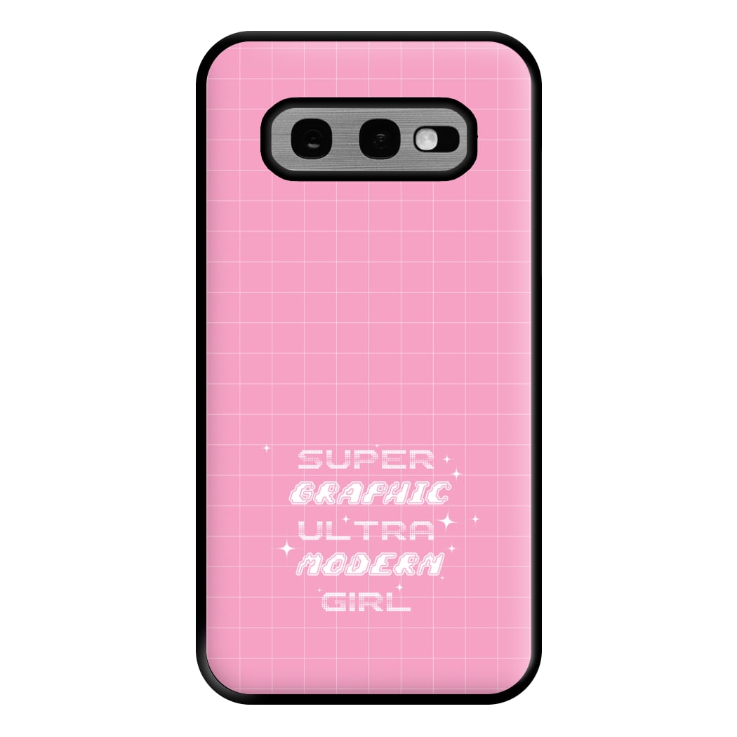 Super Graphic Ultra Modern Girl - Chappell Phone Case for Galaxy S10e