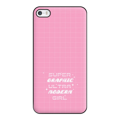 Super Graphic Ultra Modern Girl - Chappell Phone Case for iPhone 5 / 5s / SE 2016