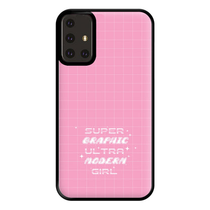 Super Graphic Ultra Modern Girl - Chappell Phone Case for Galaxy A71