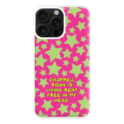 Chappell Rent Free In My Head Phone Case for iPhone 16 Pro Max