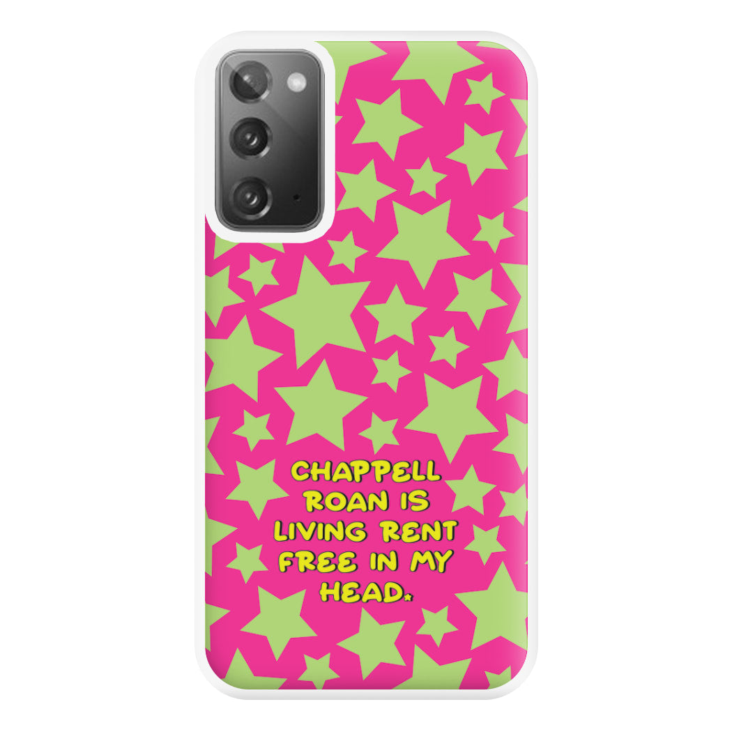 Chappell Rent Free In My Head Phone Case for Galaxy Note 20 Ultra