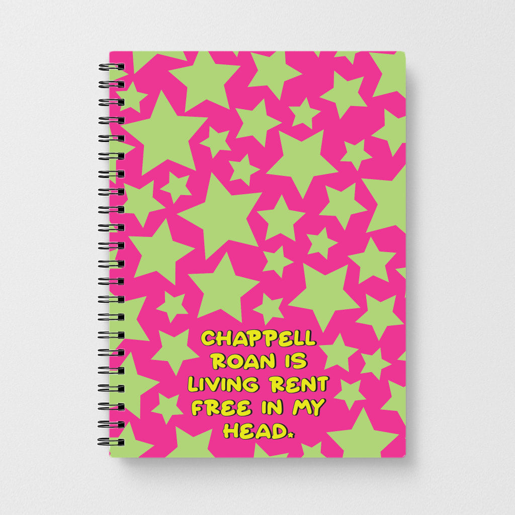 Chappell Rent Free In My Head Notebook