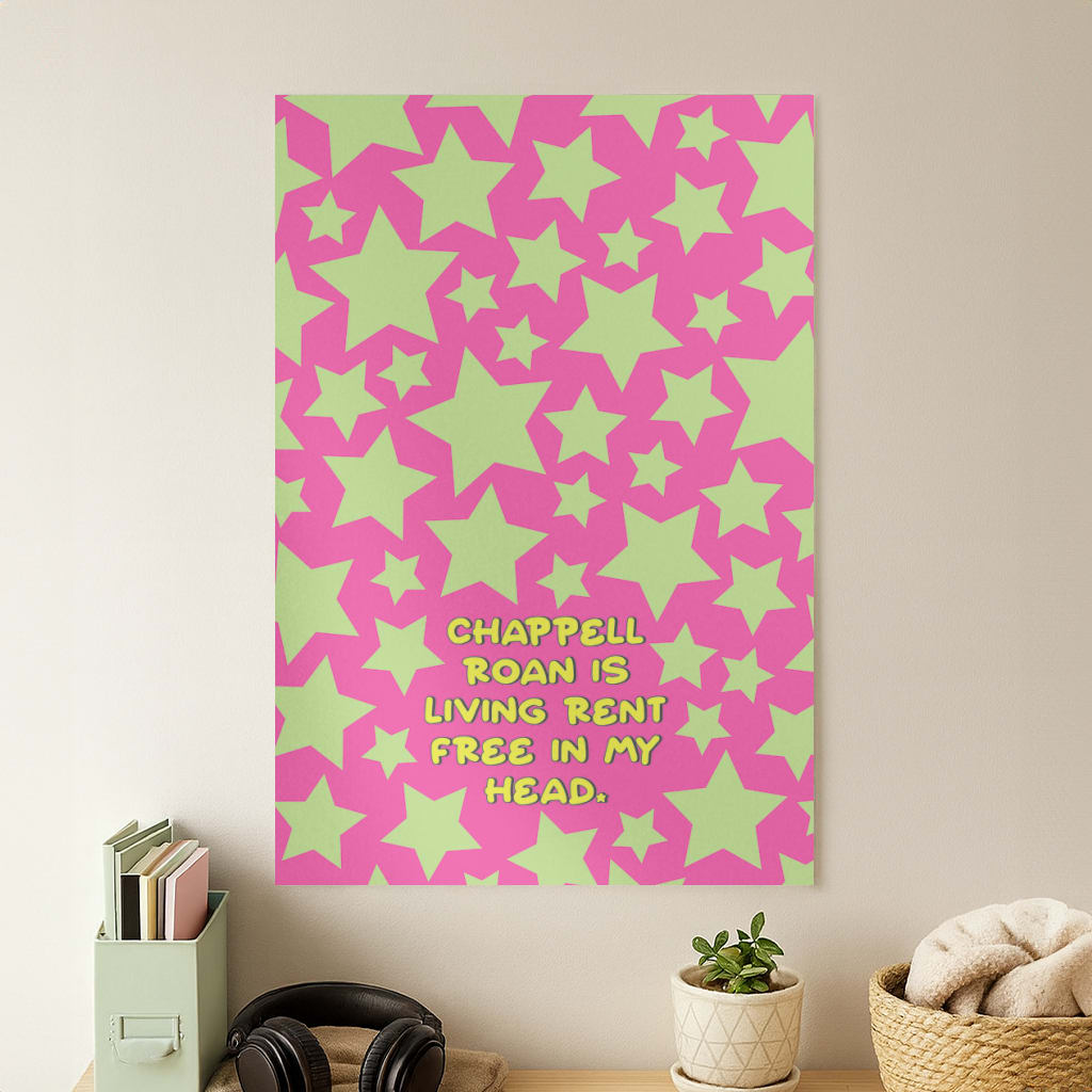 Chappell Rent Free In My Head Poster