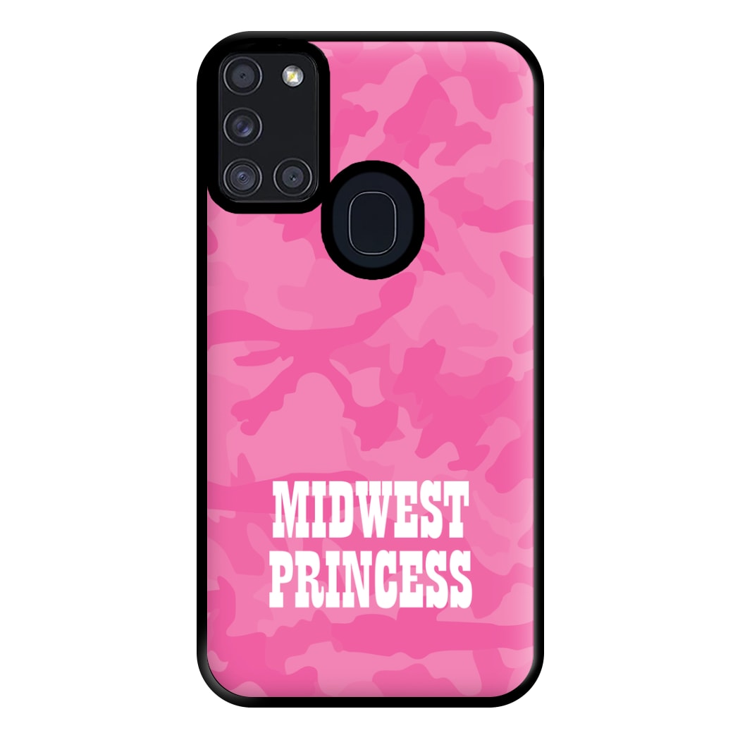 Midwest Princess Camo Phone Case for Galaxy A21s
