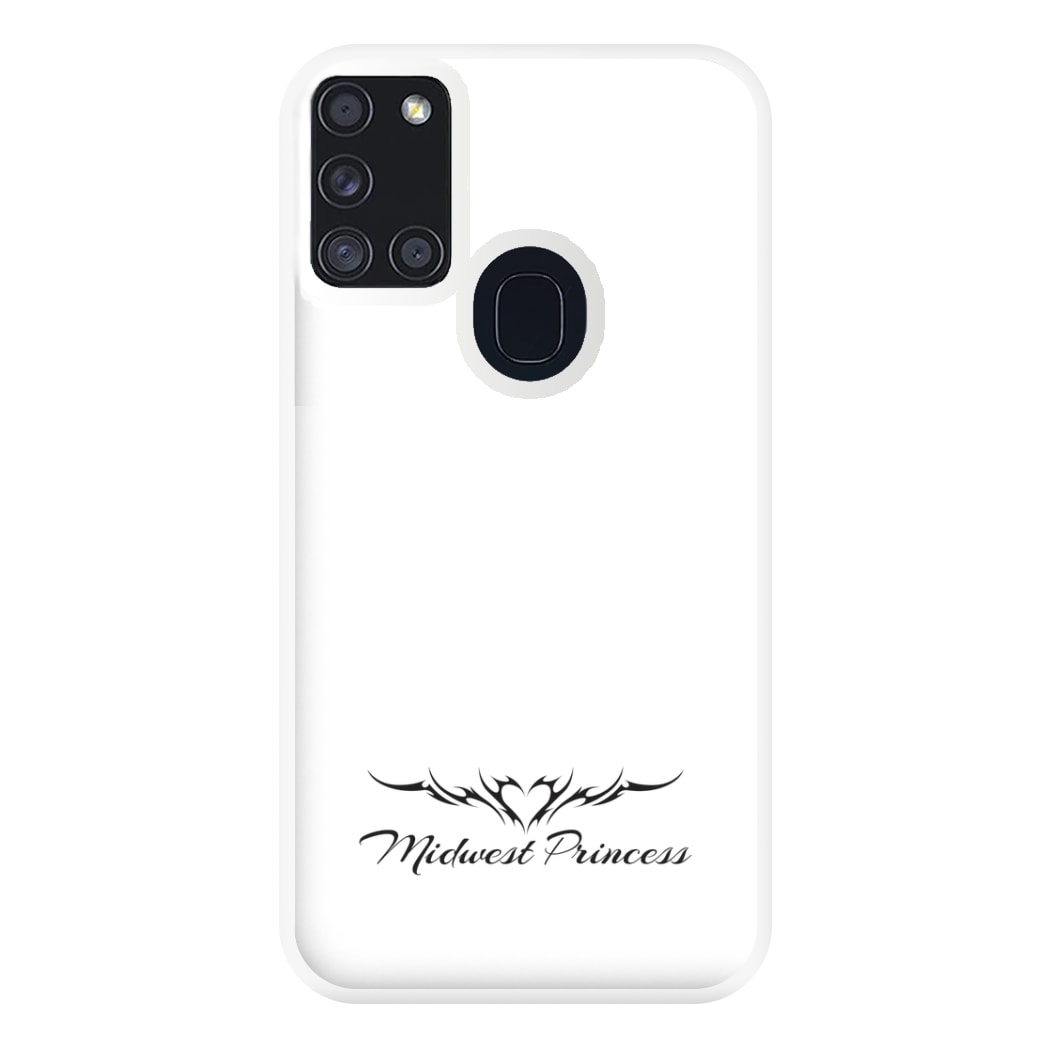 Midwest Princess Tattoo Phone Case for Galaxy A21s