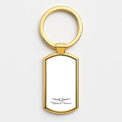 Midwest Princess Tattoo Gold Keyring
