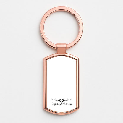Midwest Princess Tattoo Rose Gold Keyring