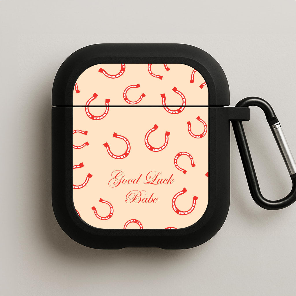 Good Luck Babe Horseshoe AirPods Case