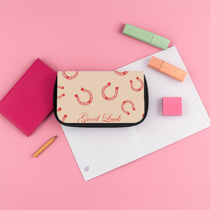 Good Luck Babe Horseshoe Pencil Case