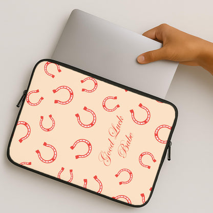 Good Luck Babe Horseshoe MacBook Case